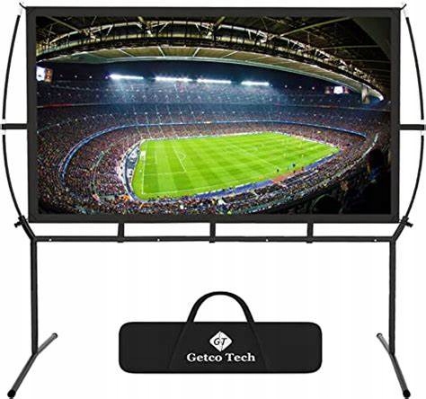 Ekran Projekcyjny Ze Stojakiem Getco Tech Pro 16:9