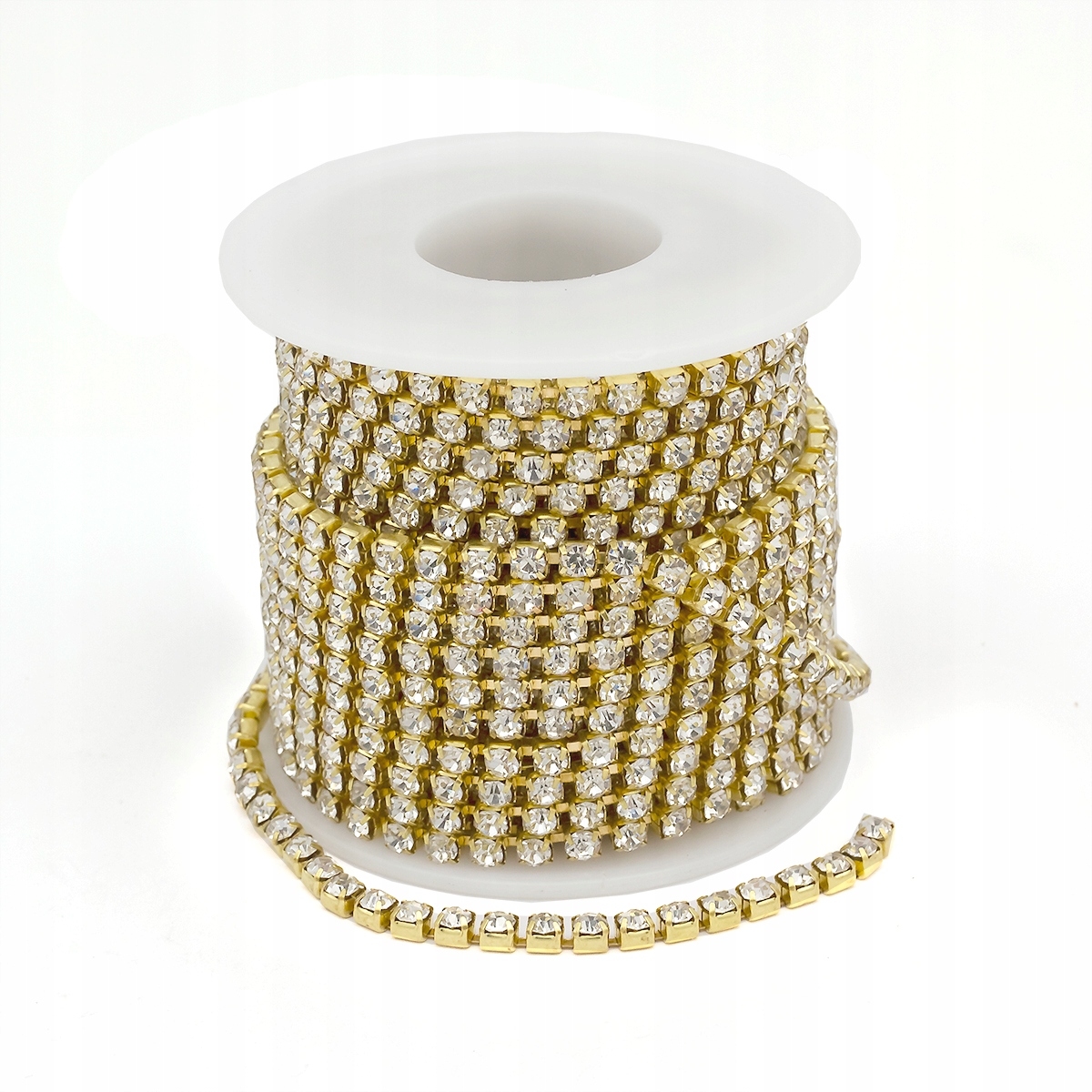 Řetěz Páska ze Zirkonu Mosaz 3.5mm 9m/cívka