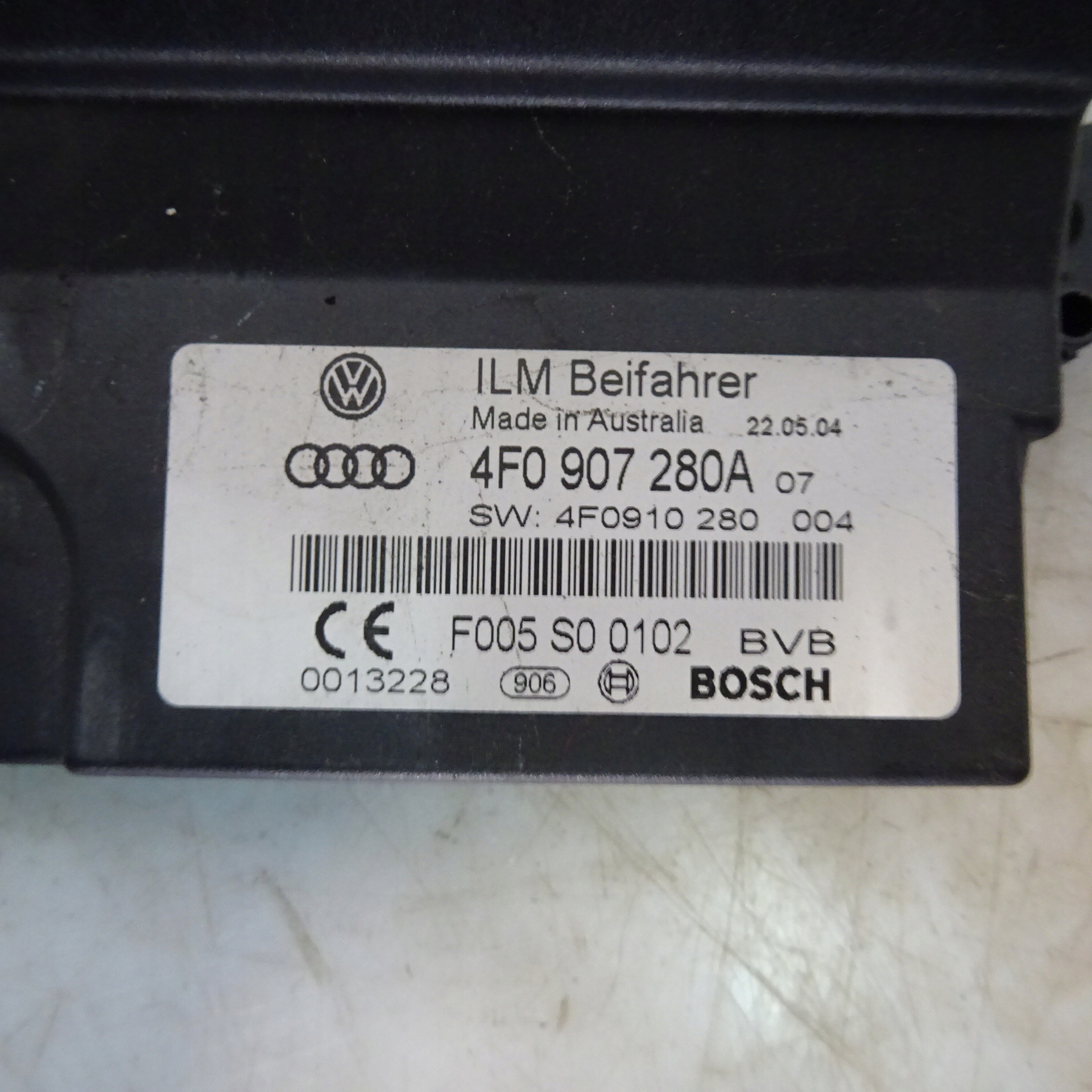 AUDI A6 C6 3.0TDI Module MOCY 4F0907280A