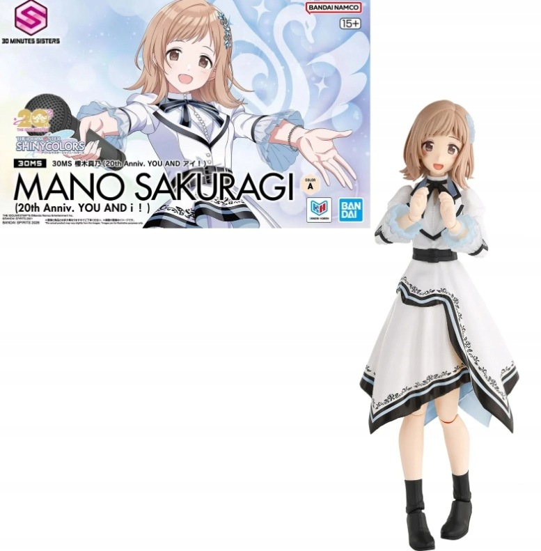 Idol Master 30MS Mano Sakuragi (20. výročí You and I!) Model Kit