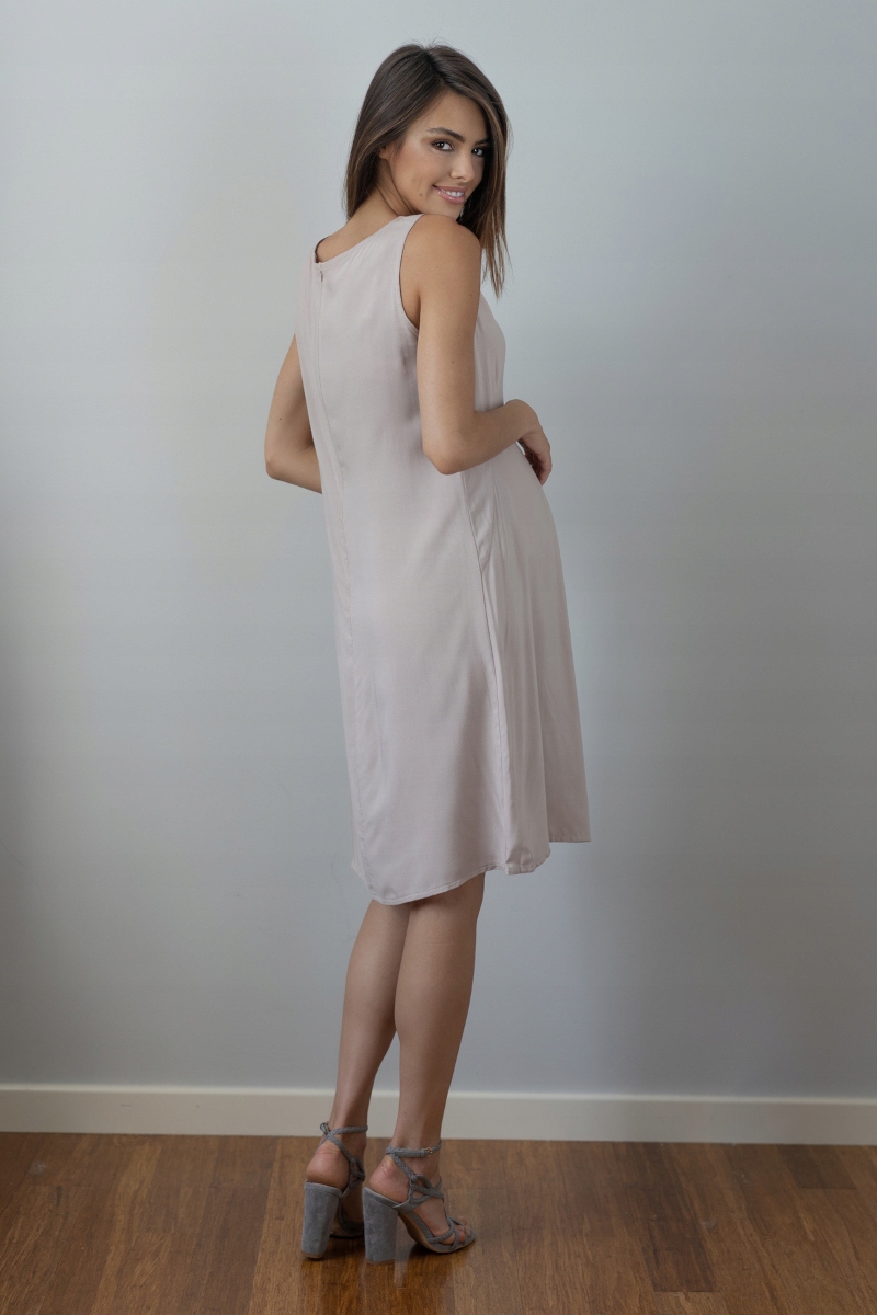 nowość SUKIENKA CIĄŻOWA elegancka ZWIEWNA XL Rozmiar XL