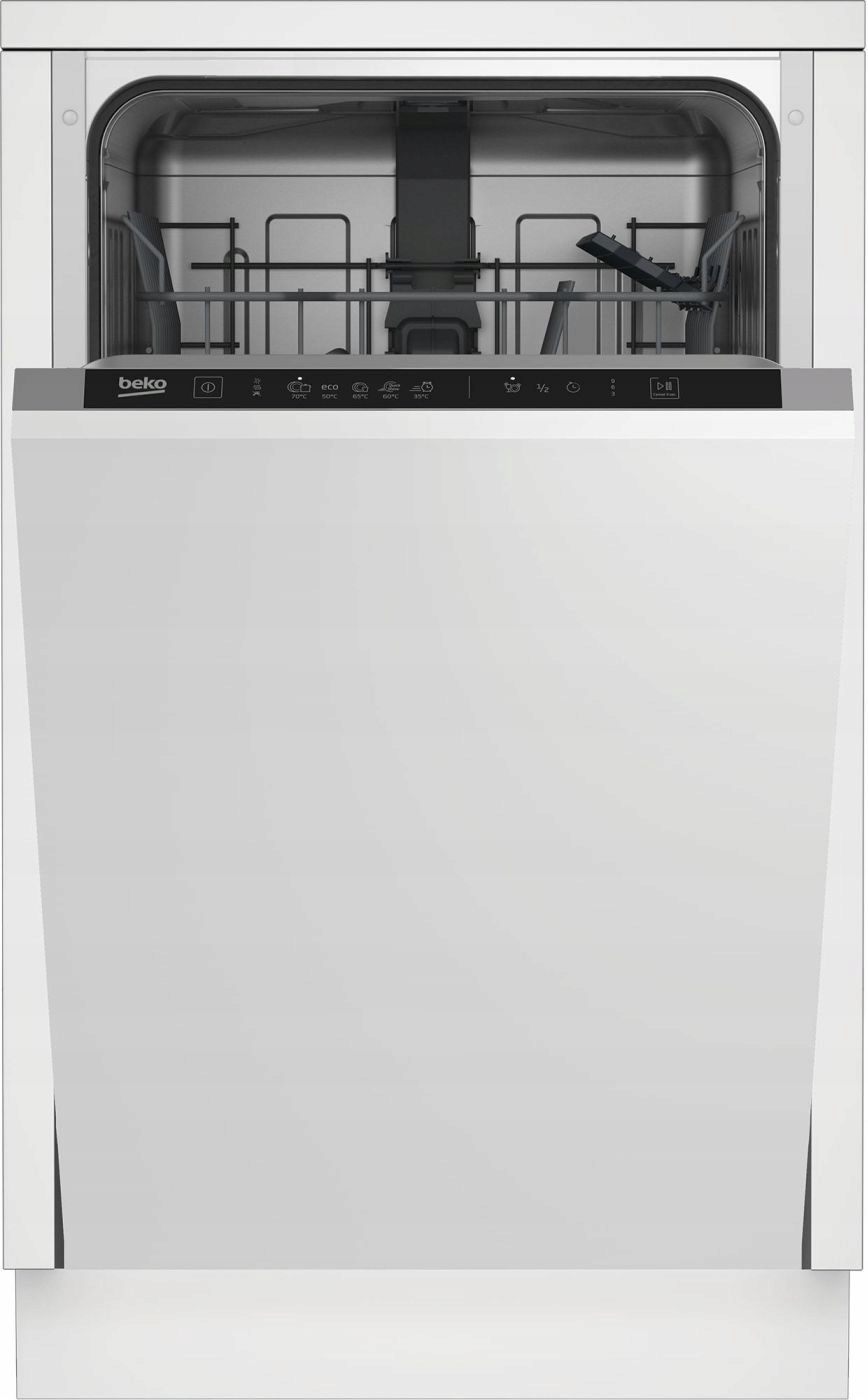 Zmywarka Do Zabudowy Beko DIS35026 45CM 1/2 Załadunku Stalowe Dno