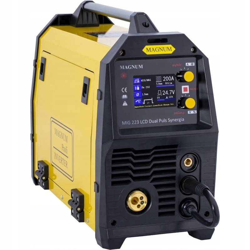 Półautomat spawalniczy Magnum Mig 223 LCD Dual Puls Synergia (200A/230V)