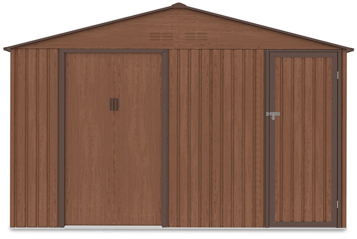 Zahradní domek z umělé hmoty, úložný prostor na nářadí 340 x 194 cm Abiko
