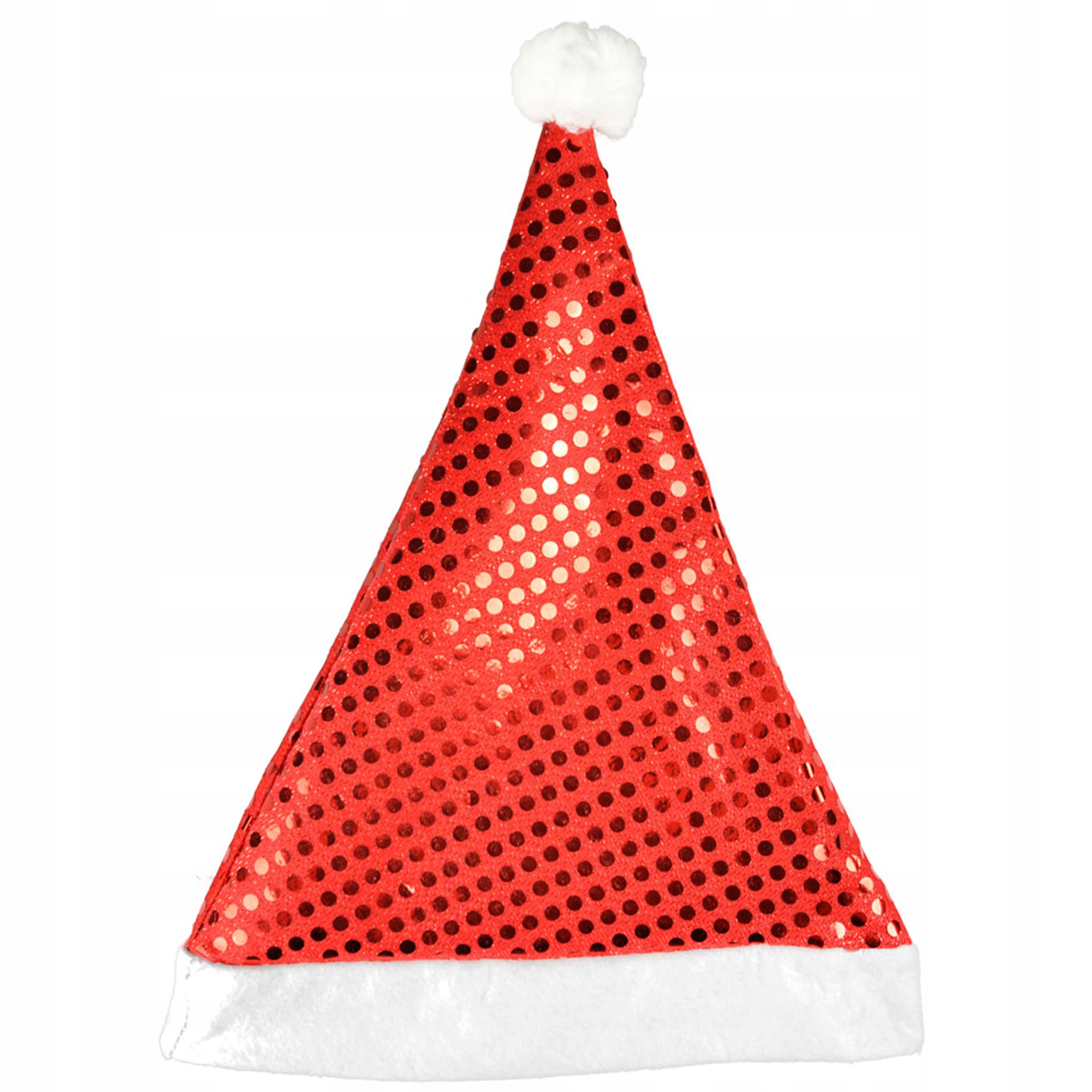 

Czapka Czapeczka Świętego Mikołaja Z Cekinami