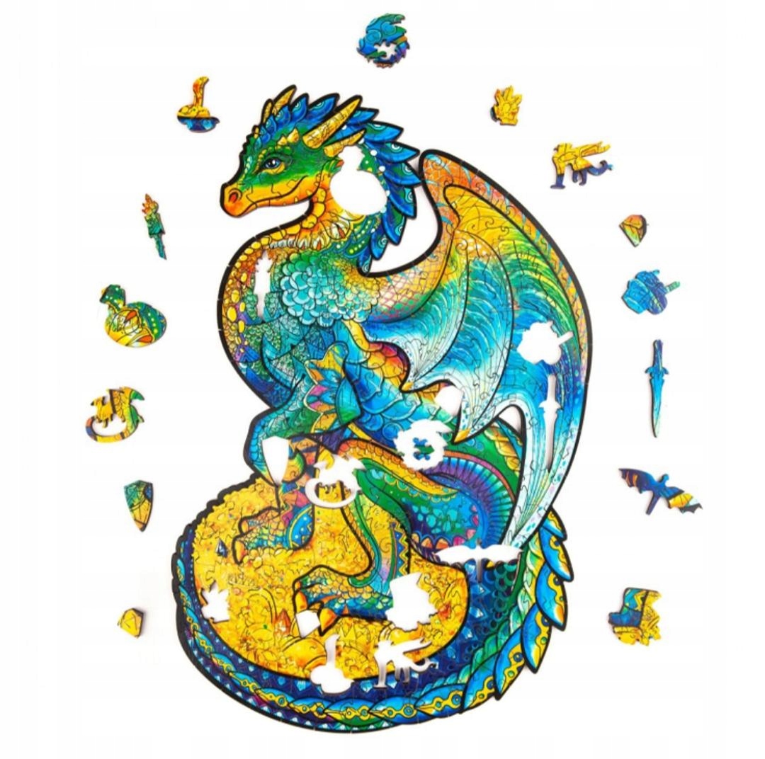 

Puzzle Drewniane Dla Dorosłych Smok S