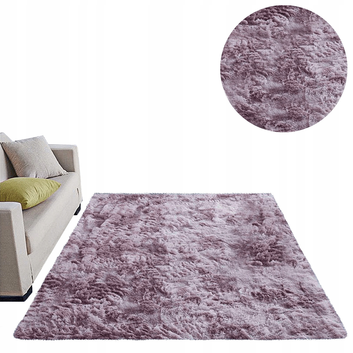 

Dywan gęsty miękki pluszowy Shaggy Ombre 80x150