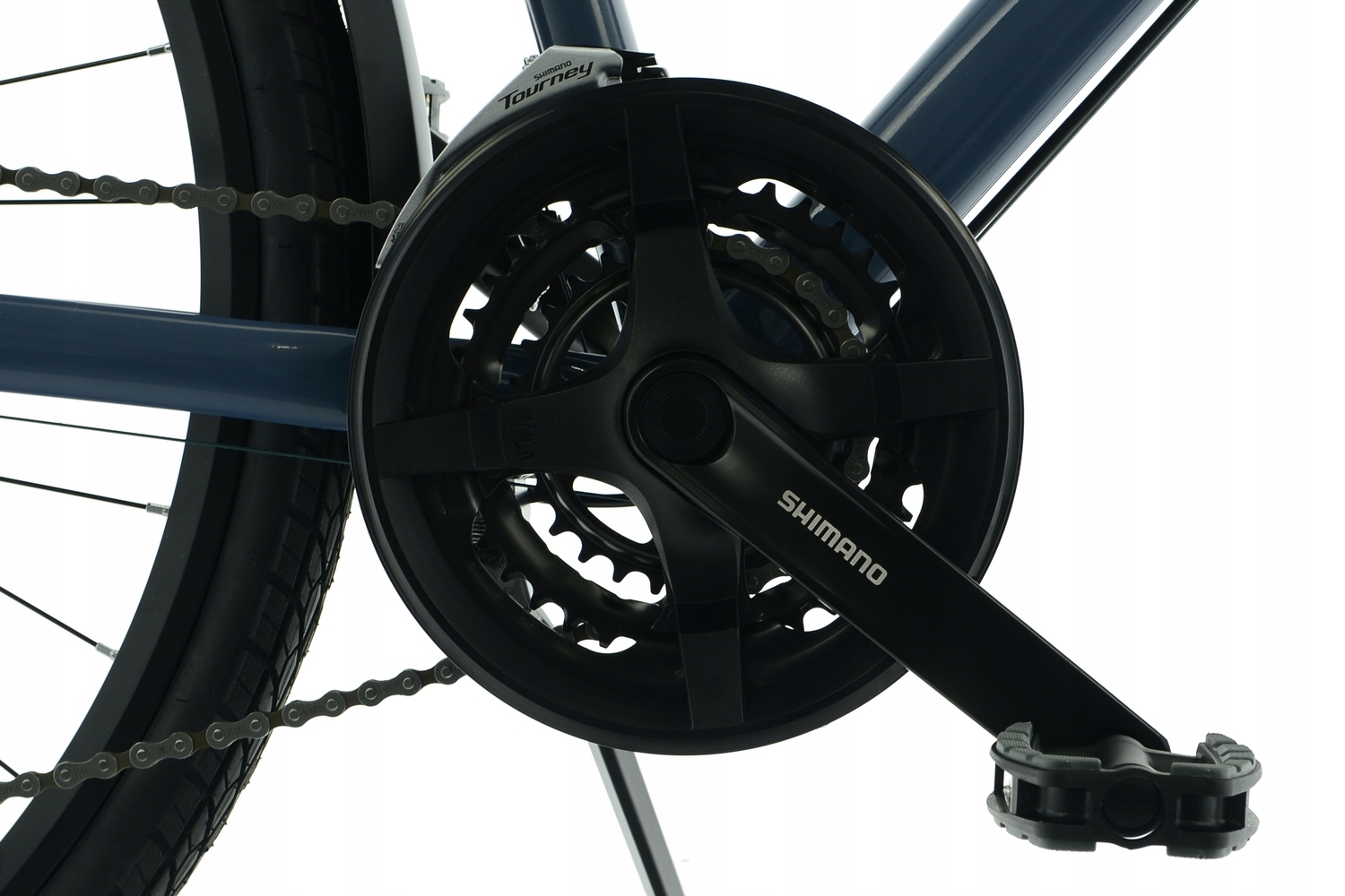 Rower Trekkingowy Kands 28 Verso V1 r19' ciemniebie SHIMANO HYDRAULIKA r25M