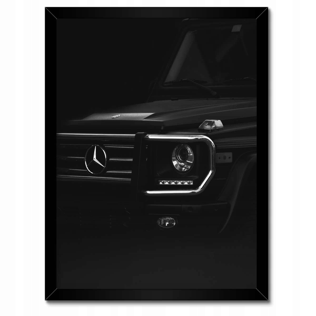 Plakáty v rámu 30x40 Mercedes černý terénní