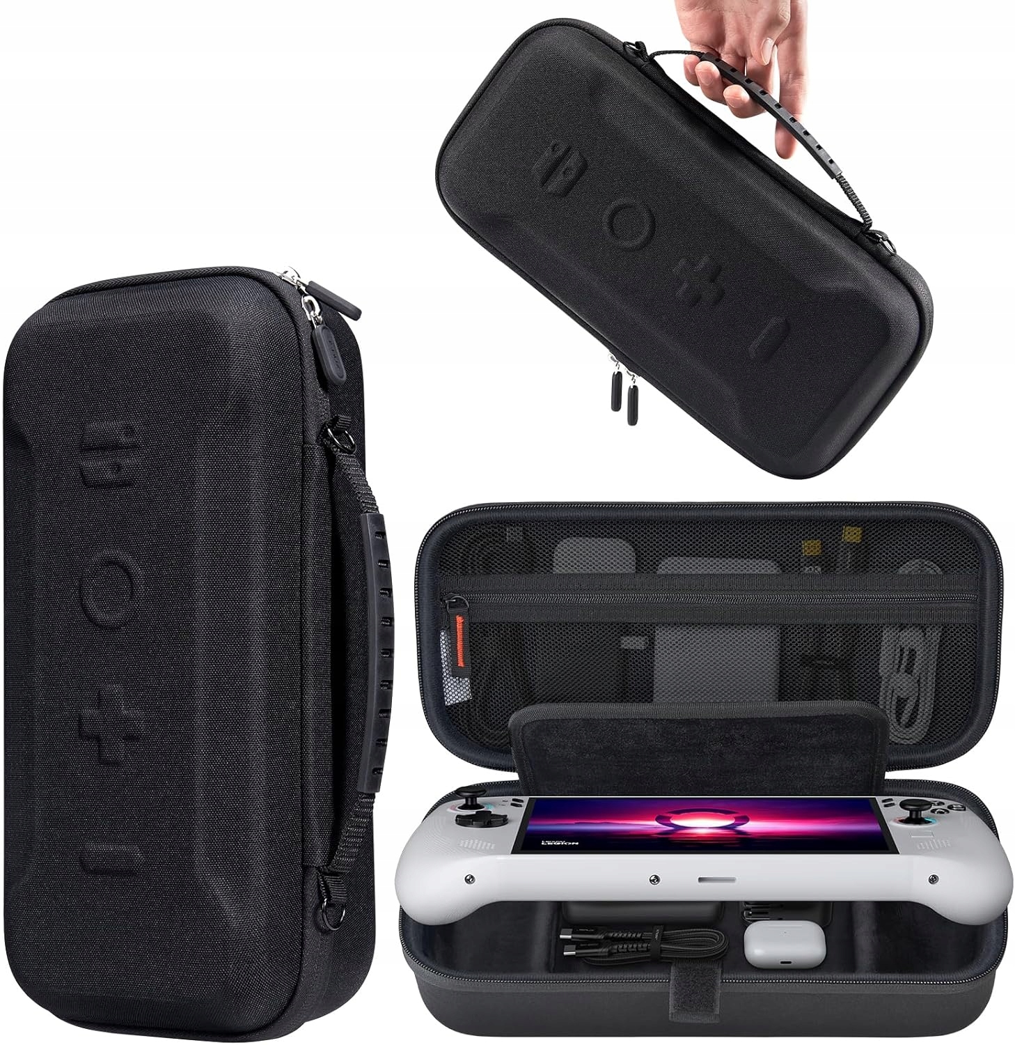 ETUI OCHRONNE LENOVO LEGION GO / GO S / GO 2 TWARDY FUTERAŁ PODRÓŻNY CZARNY