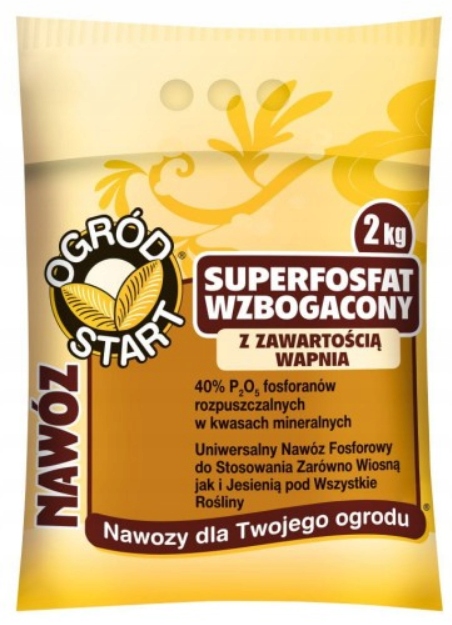 

Superfosfat wzbogacony nawóz fosforowy granul 2 kg