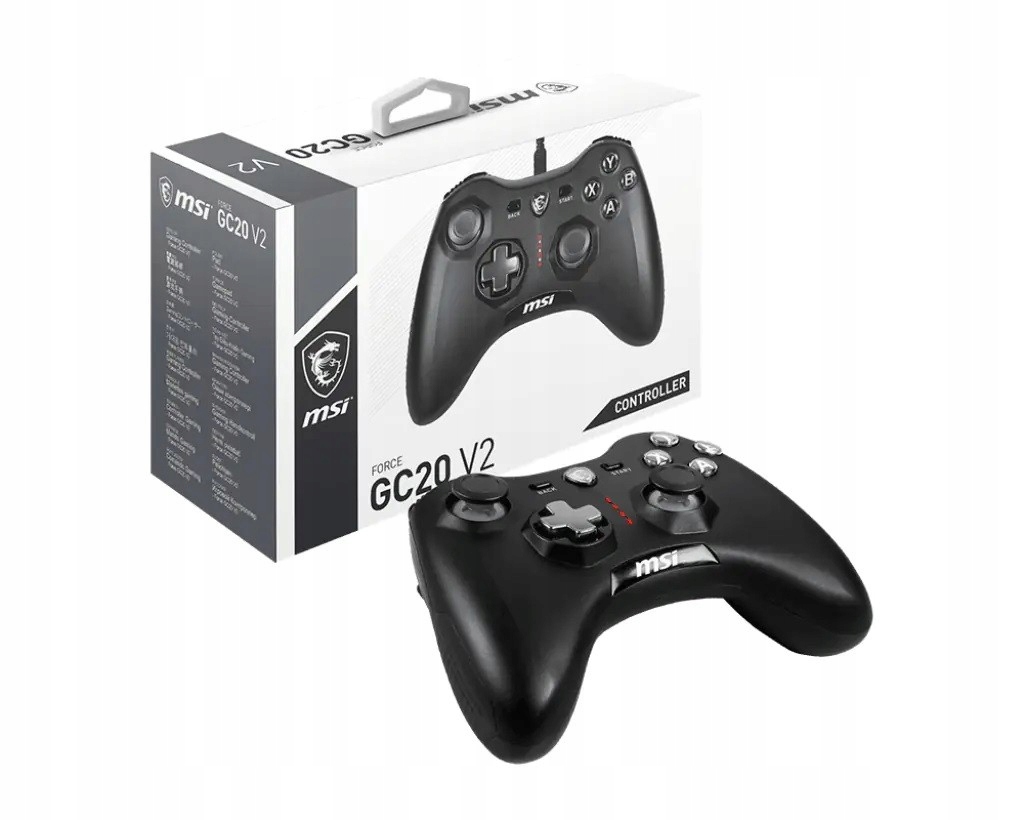 Gamepad Force Msi GC20 V2 Black Wibracje Pc/Android