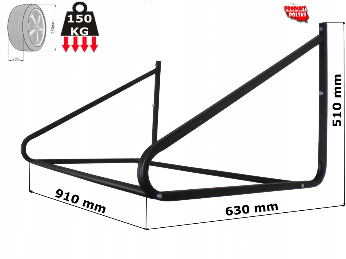 Wieszak na opony M4 MAX Wieszaki24 Brand Obramet