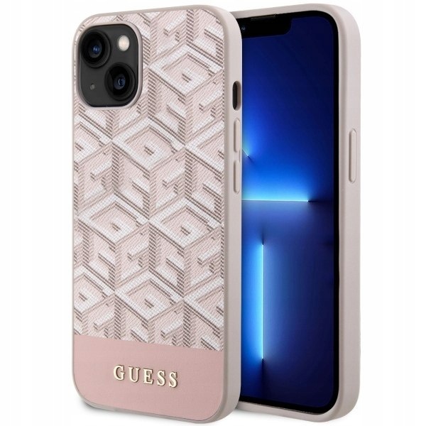 Guess GUHMP14MHGCFSEP iPhone 14 Plus 15 Plus 6.7" różowy/pink hard c