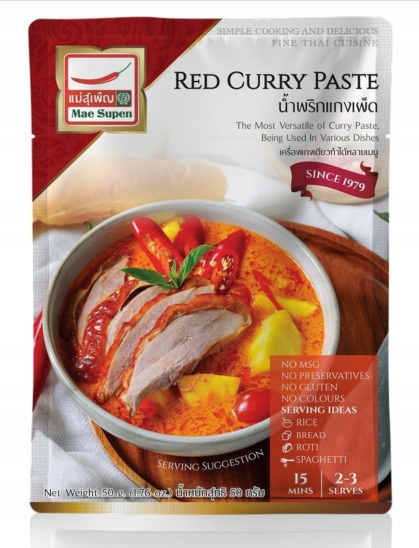 

Czerwona pasta curry 50 g Mae Supen