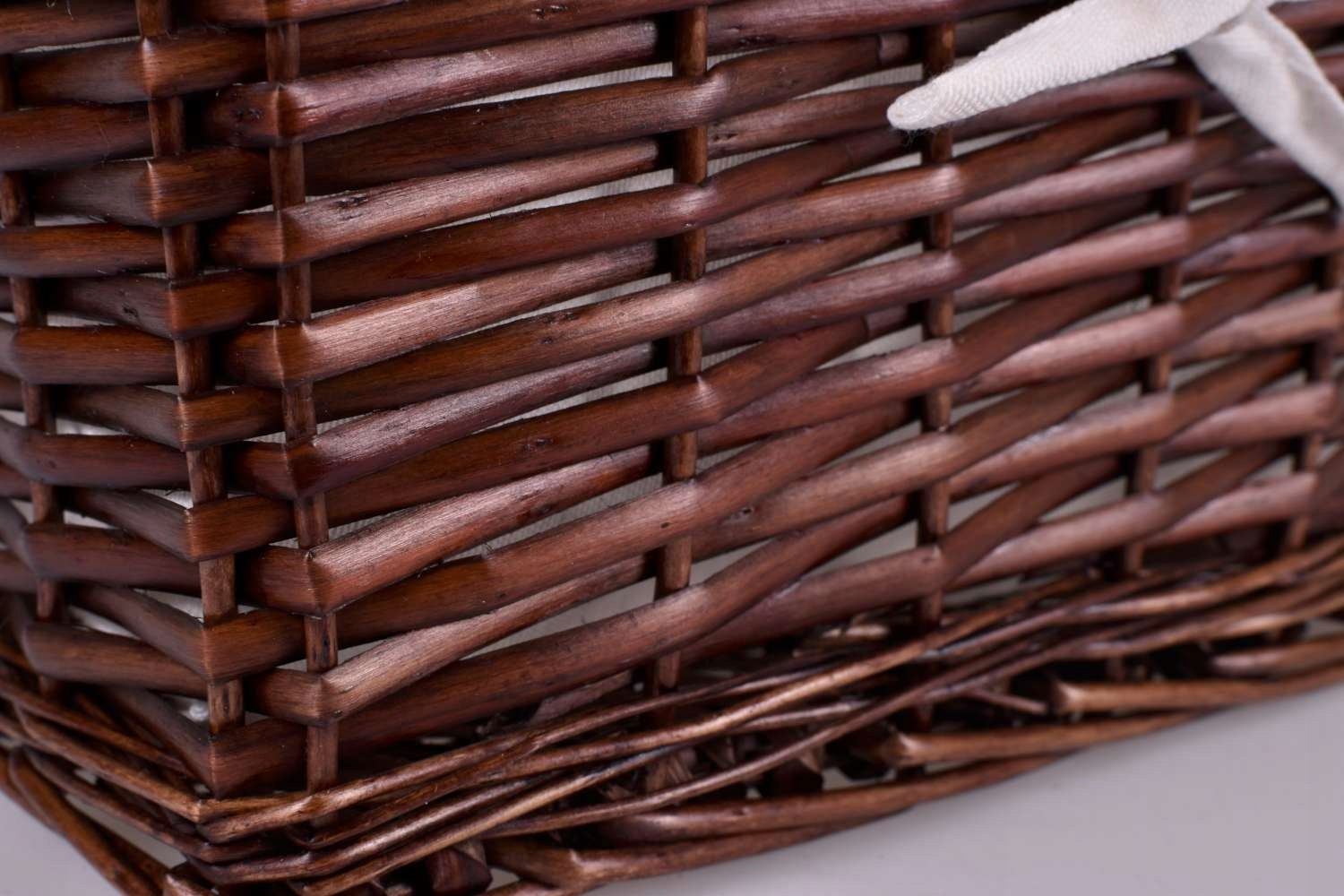 KOSZYK KOSZ WIKLINOWY BRĄZOWY KOSZYCZEK POJEMNIK DO PRZECHOWYWANIA 30 cm Kod producenta 5902340307922