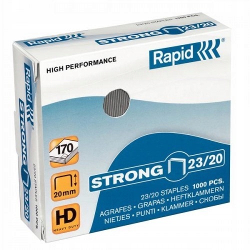 

Zszywki Rapid Strong biurowe 23/20 1000 szt