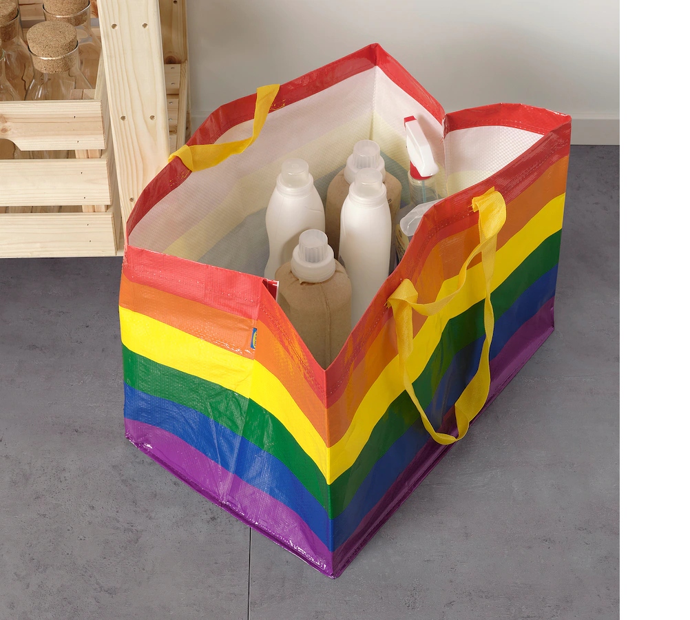 IKEA STORSTOMMA Duża torba wielobarwny 71 l Marka Ikea