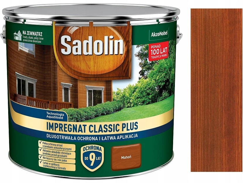 Sadolin Classic Plus Mahoń 9L