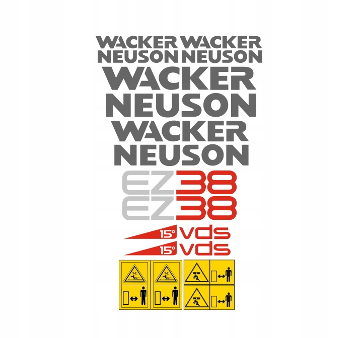 Samolepky samolepka Wacker Neuson EZ38