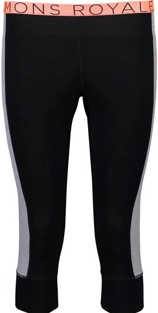 Dámské legíny Mons Royale W Alagna 3/4 Legging Merino Wool r.XS