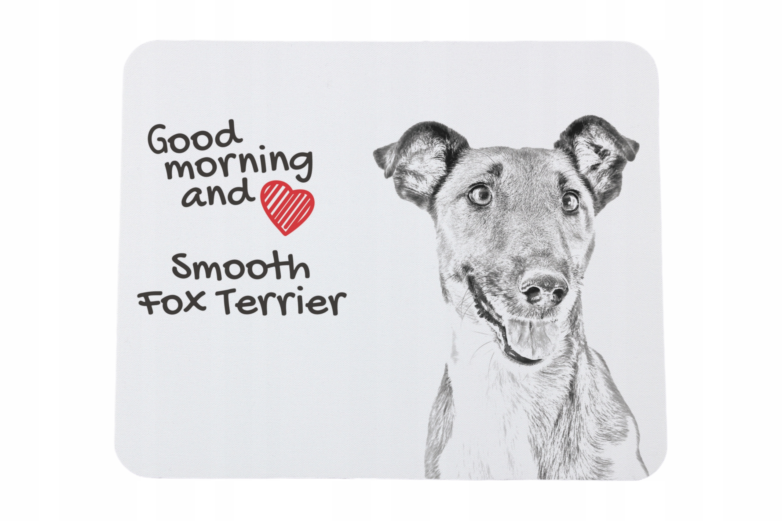 Foksterier krótkowłosy podkładka pod myszkę z nadrukiem, personalizowana