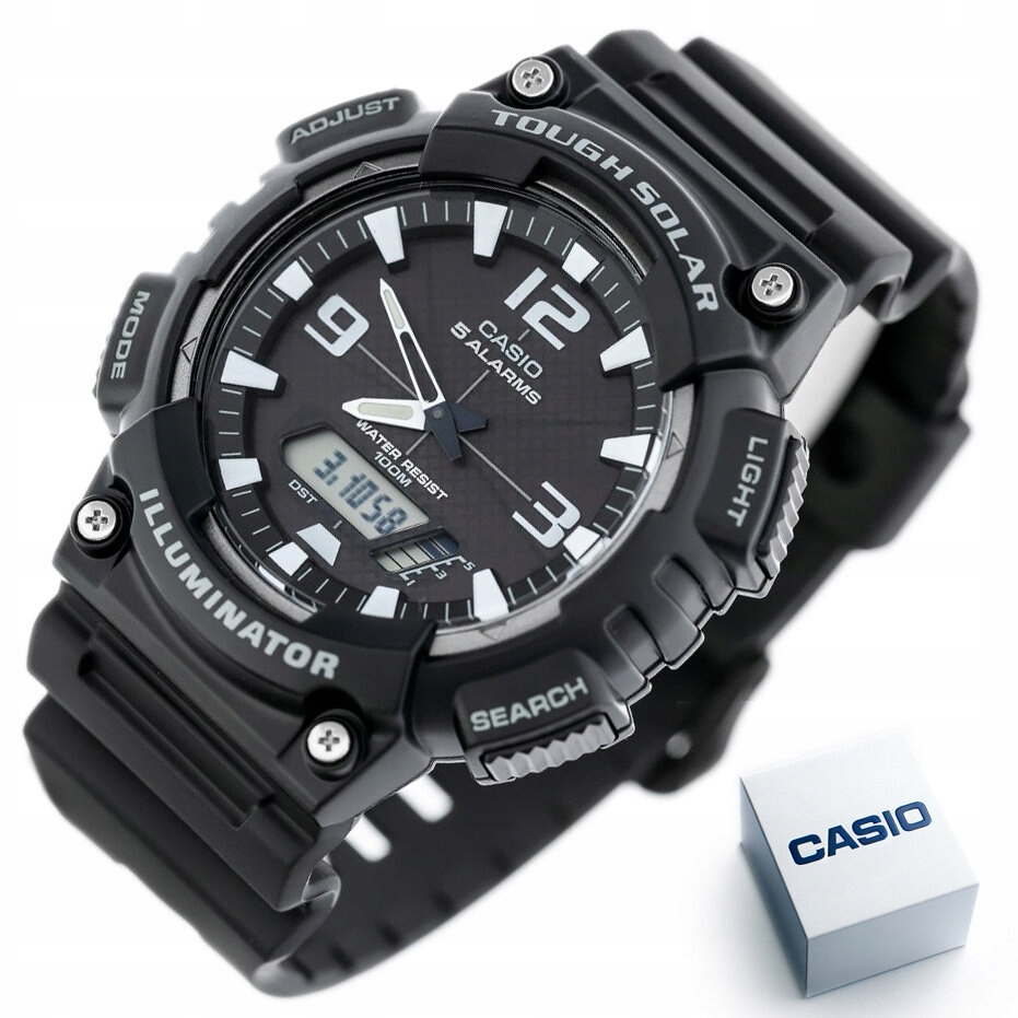 Zegarek Męski Casio AQ-S810W 1AV (zd044h) Solar