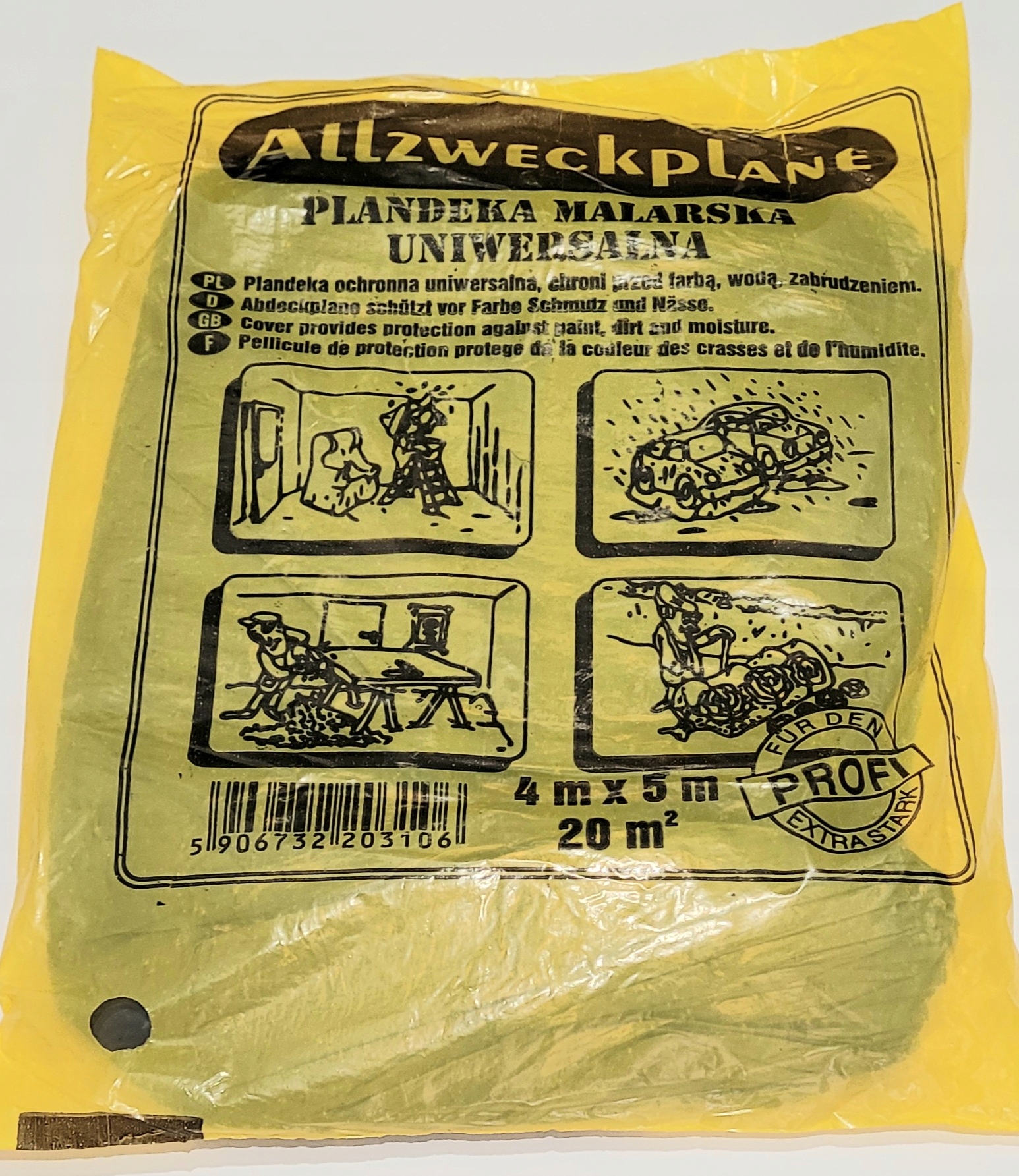 

Folia Malarska Ochronna Budowlana Gruba 4x5 20m2