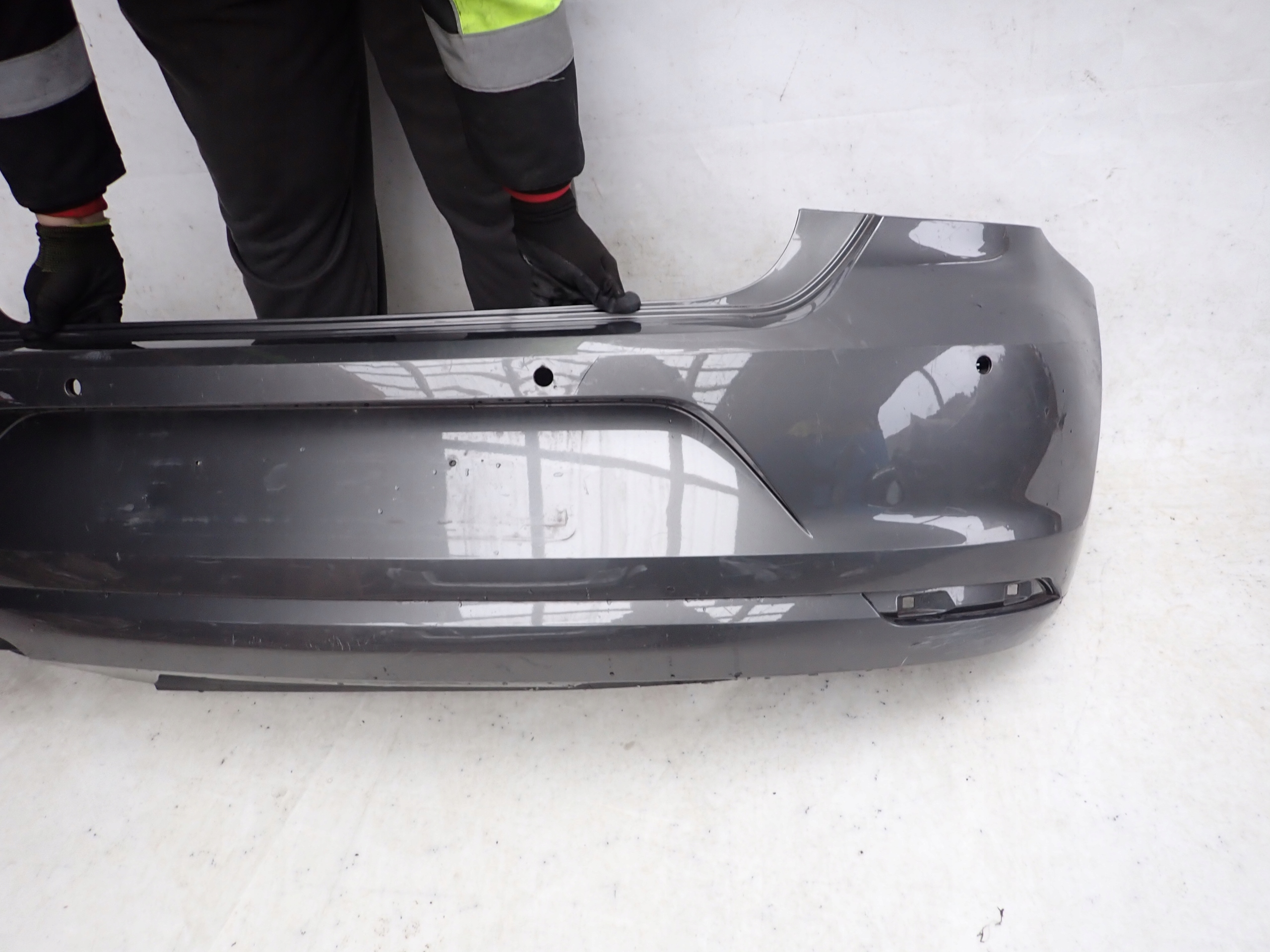 VW POLO 6C 14-17 bumper rear part rear