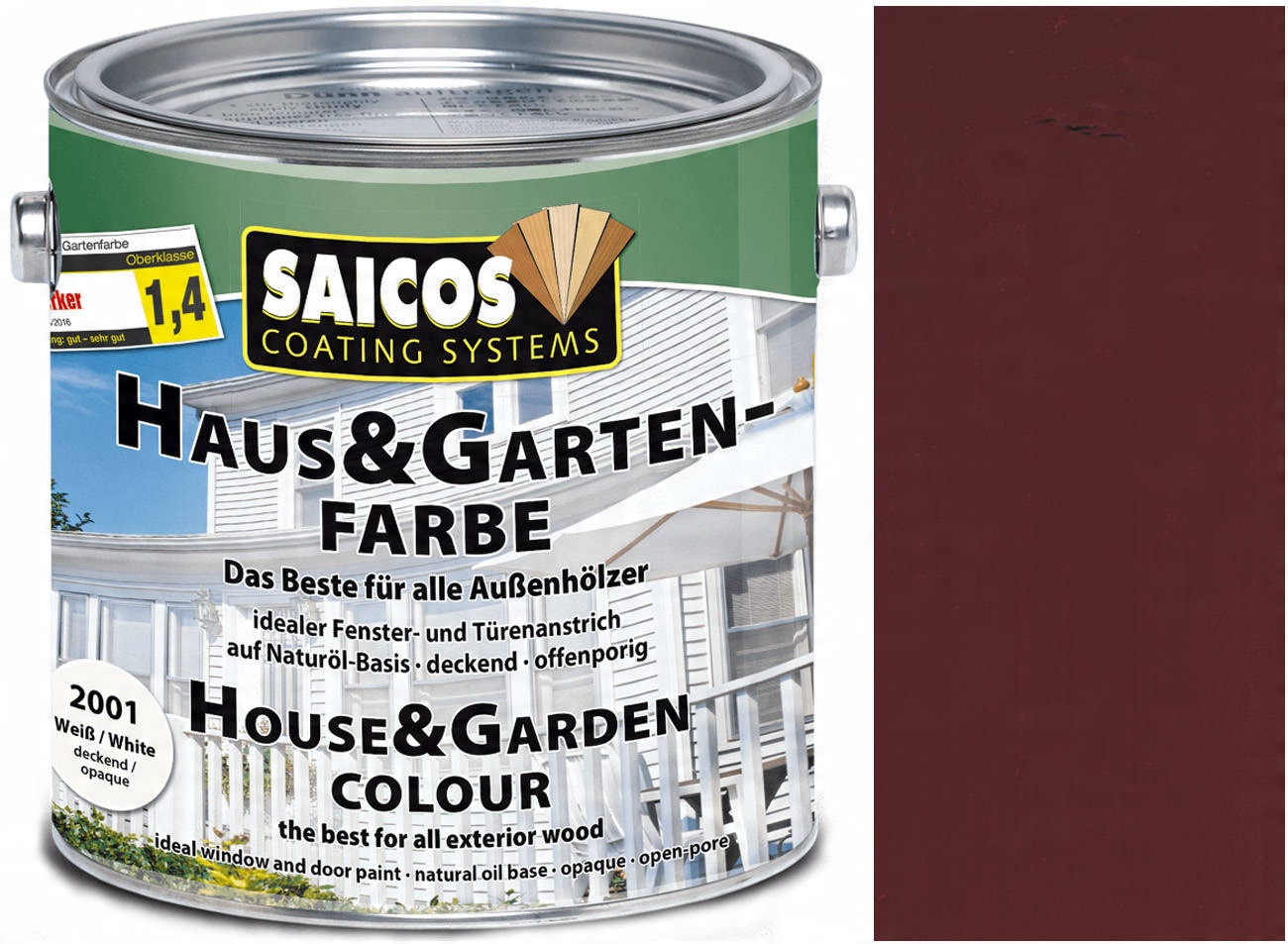 

Saicos Farba ogrodu Czerwień Bordo 2310 125ml