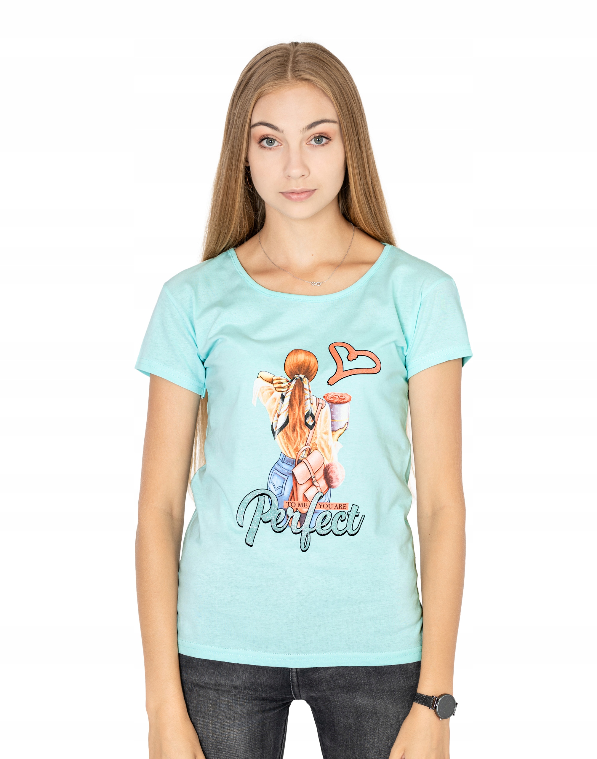 

Koszulka Damska Podkoszulek T-shirt Top KD02-4 r M