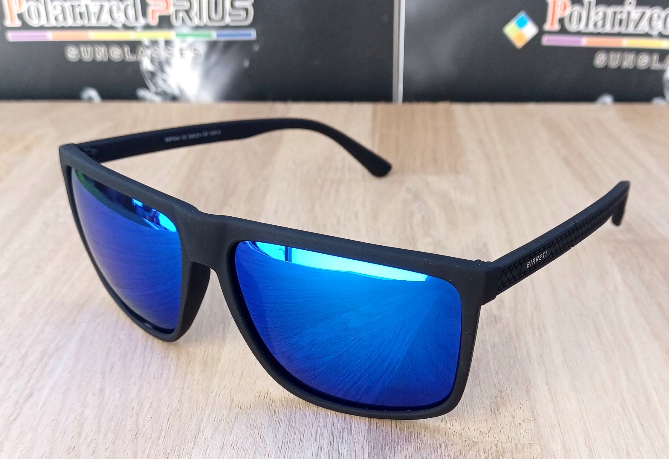 Okulary Męskie Polaryzacyjne LUSTRZANKI UV400 ETUI Fason nerdy