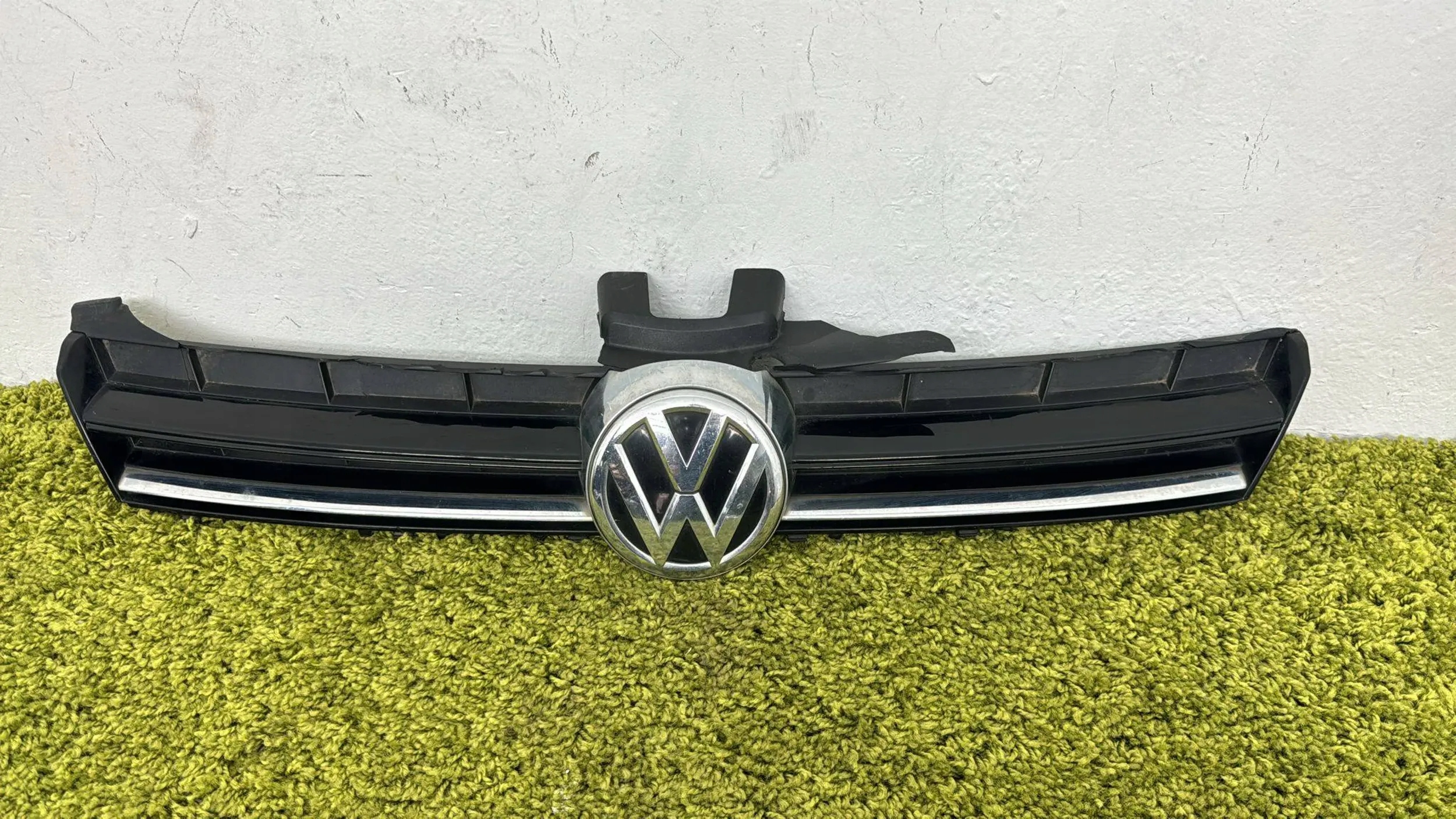 Решетка радиатора Решётка Vw Golf 7 VIIg 12-16 Chrom Хром