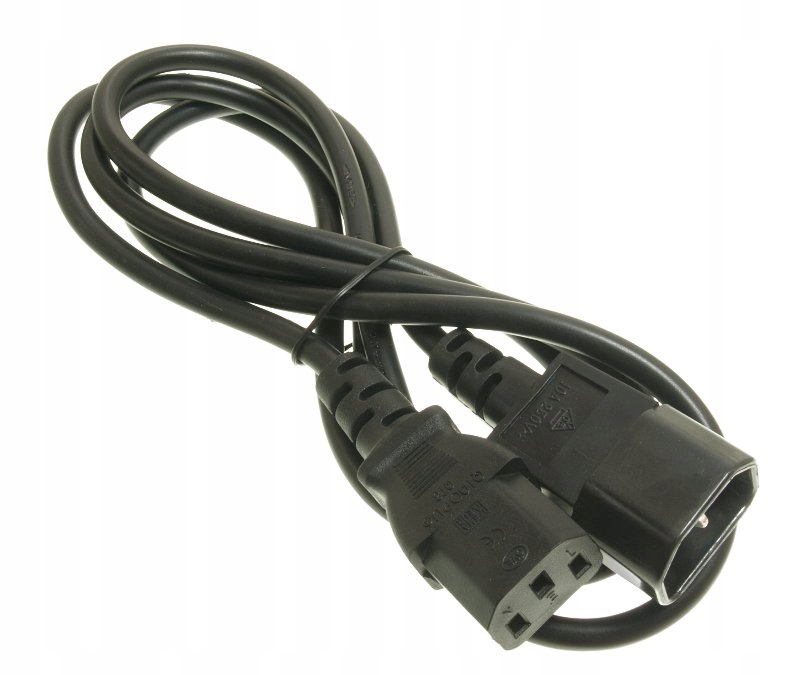 

Przedłużacz komputerowy 230V do monitora 1,5m 3pin