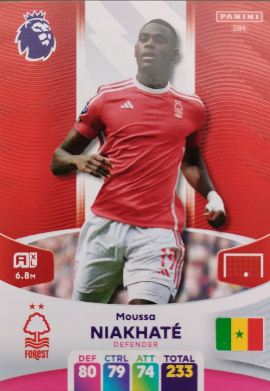 Premier League 2024 Nottingham Forest 284 Niakhate