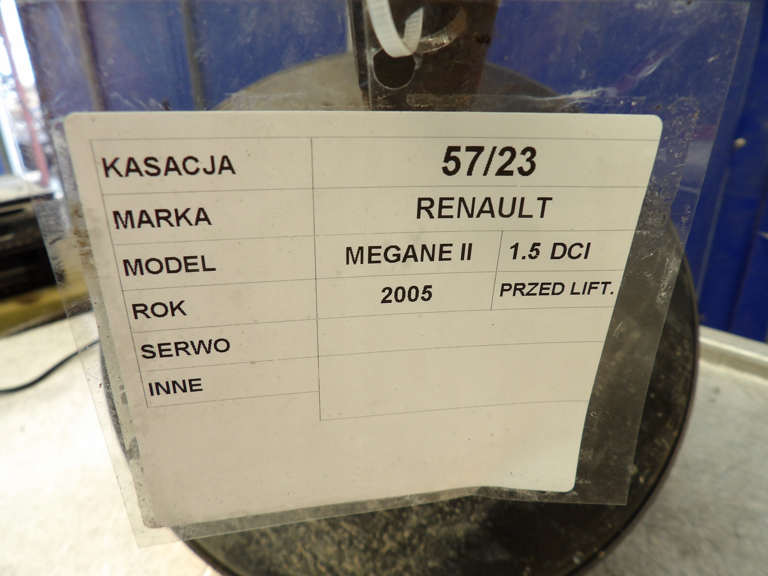 SERVO RENAULT MEGANE II 8200453735 32067111-C