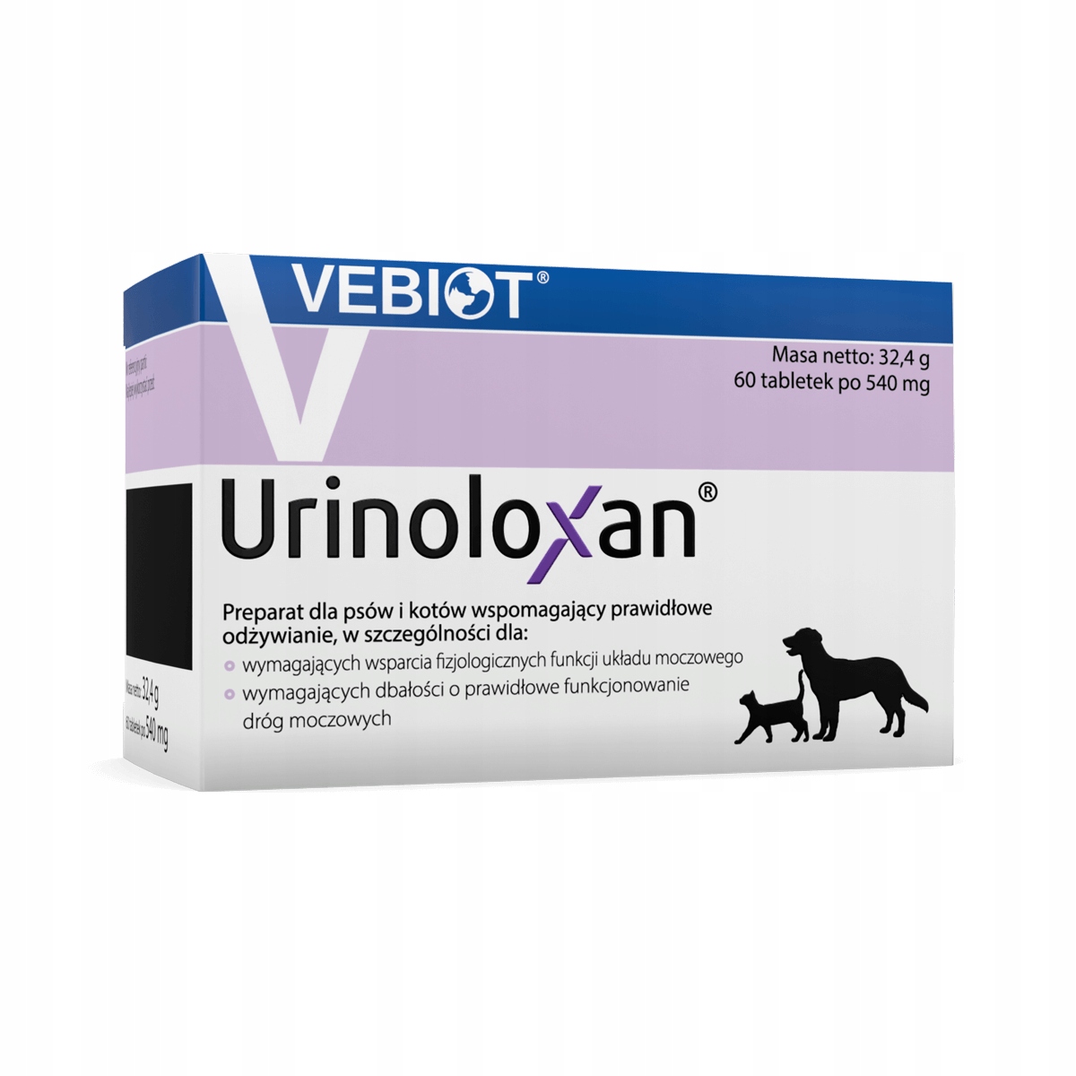 Vebiot Urinoloxan 60 tabletek drogi moczowe