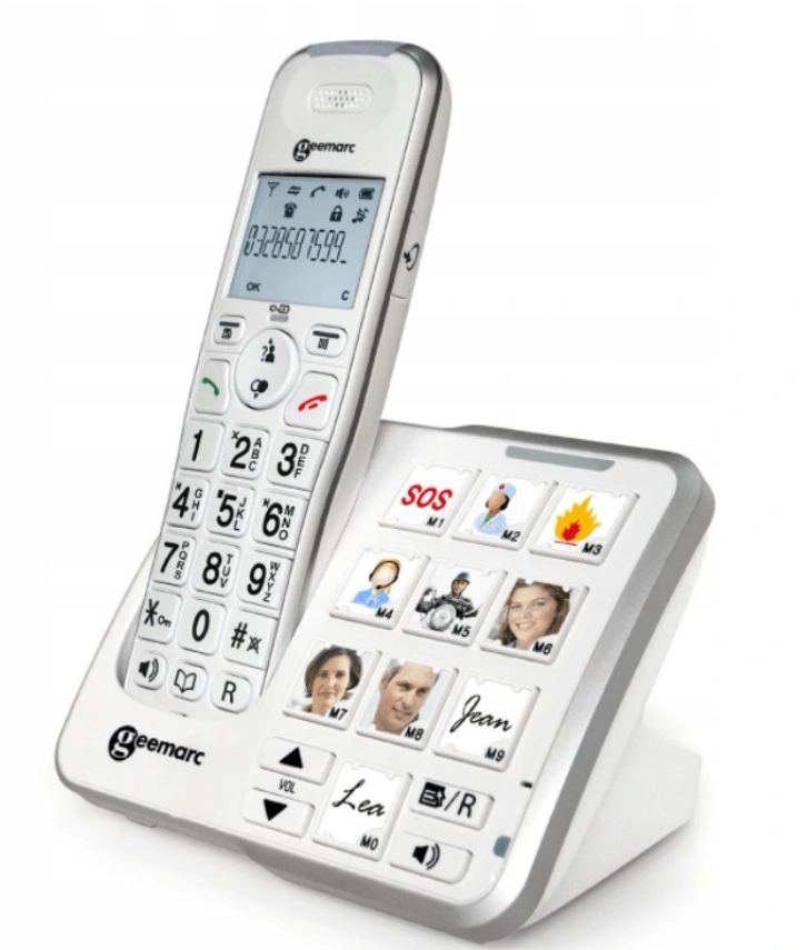 Telefon dla seniora Geemarc Amplidect 295 Photo sekretarka duże przyciski