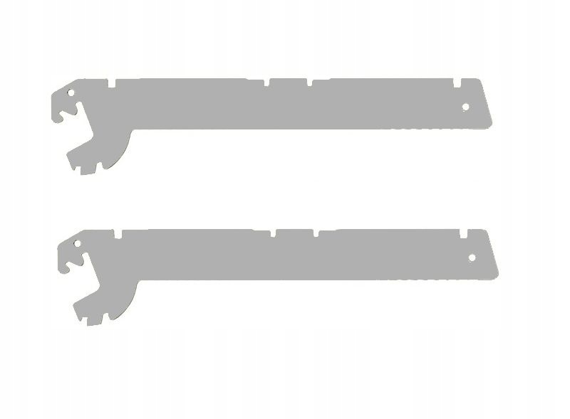 

Wspornik 2szt do półki regału sklepowego 370mm