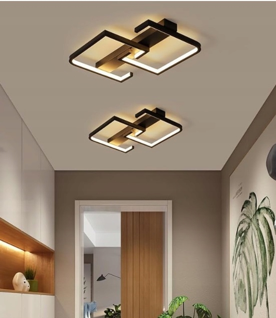 LAMPA LED KWADRAT SUFITOWA PLAFON LED + PILOT Marka Amper