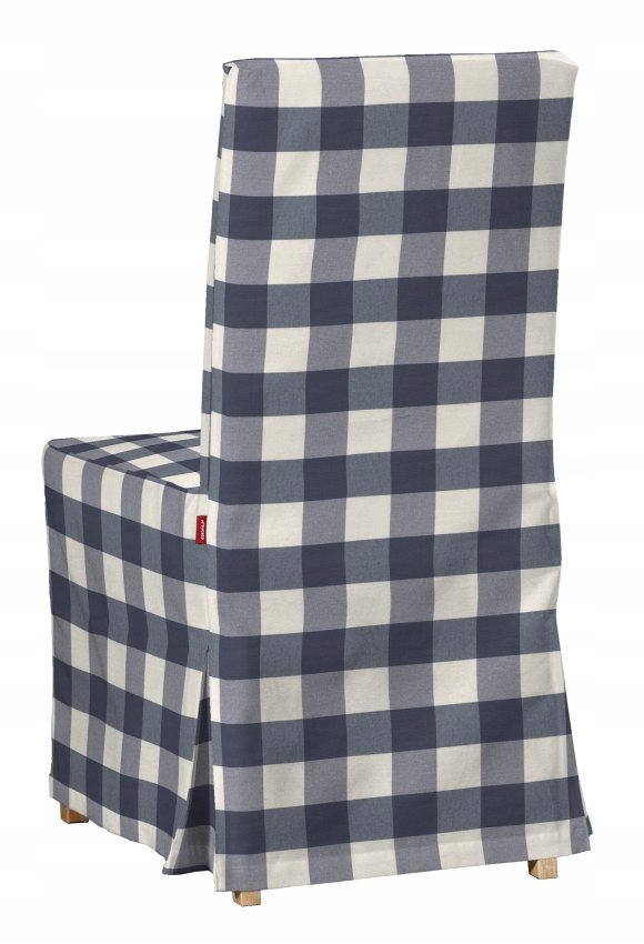 Dekoria potah na židli Henriksdal dlouhý Ikea modrý