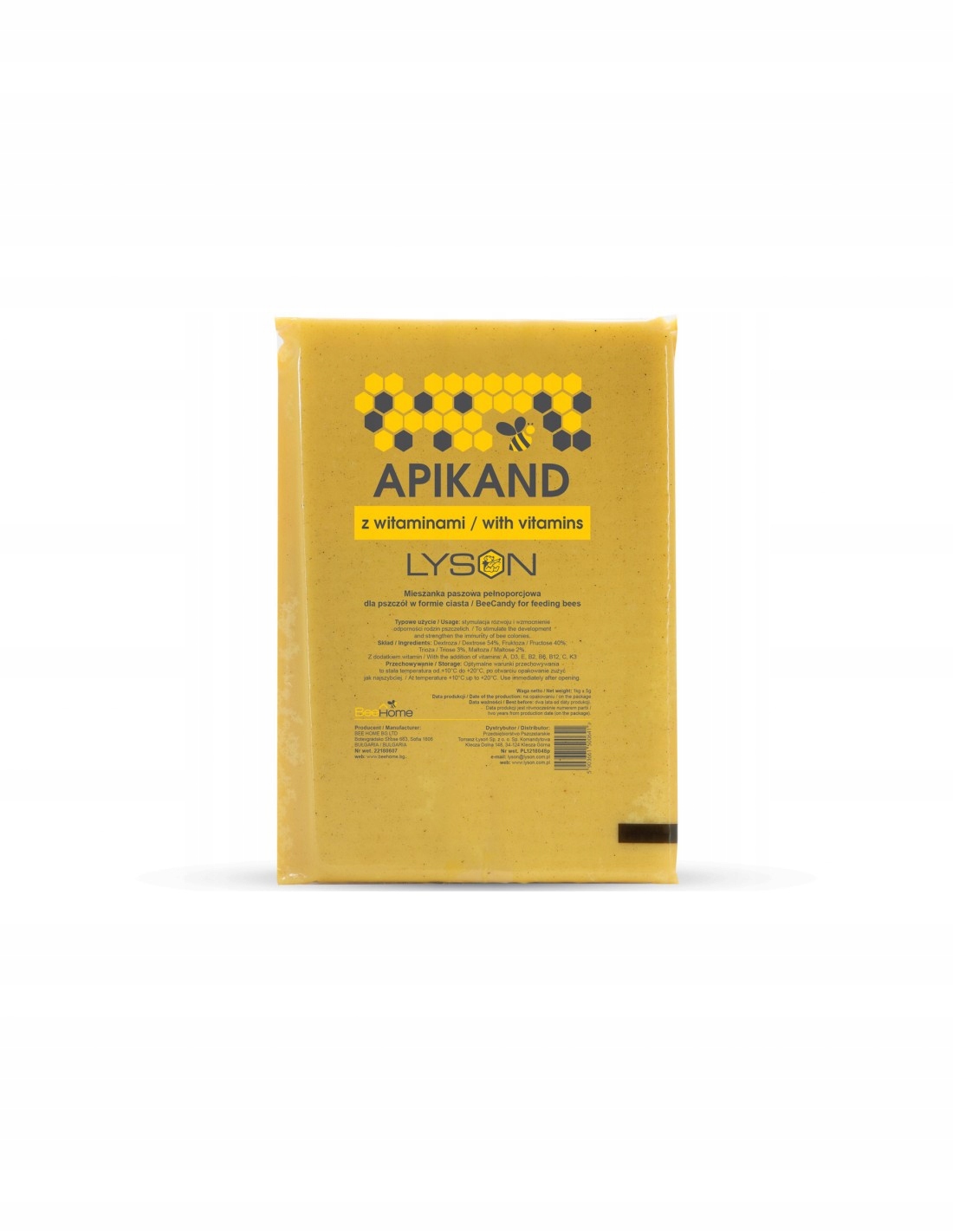 

Apikand Bf Extra z witaminami ciasto 1kg