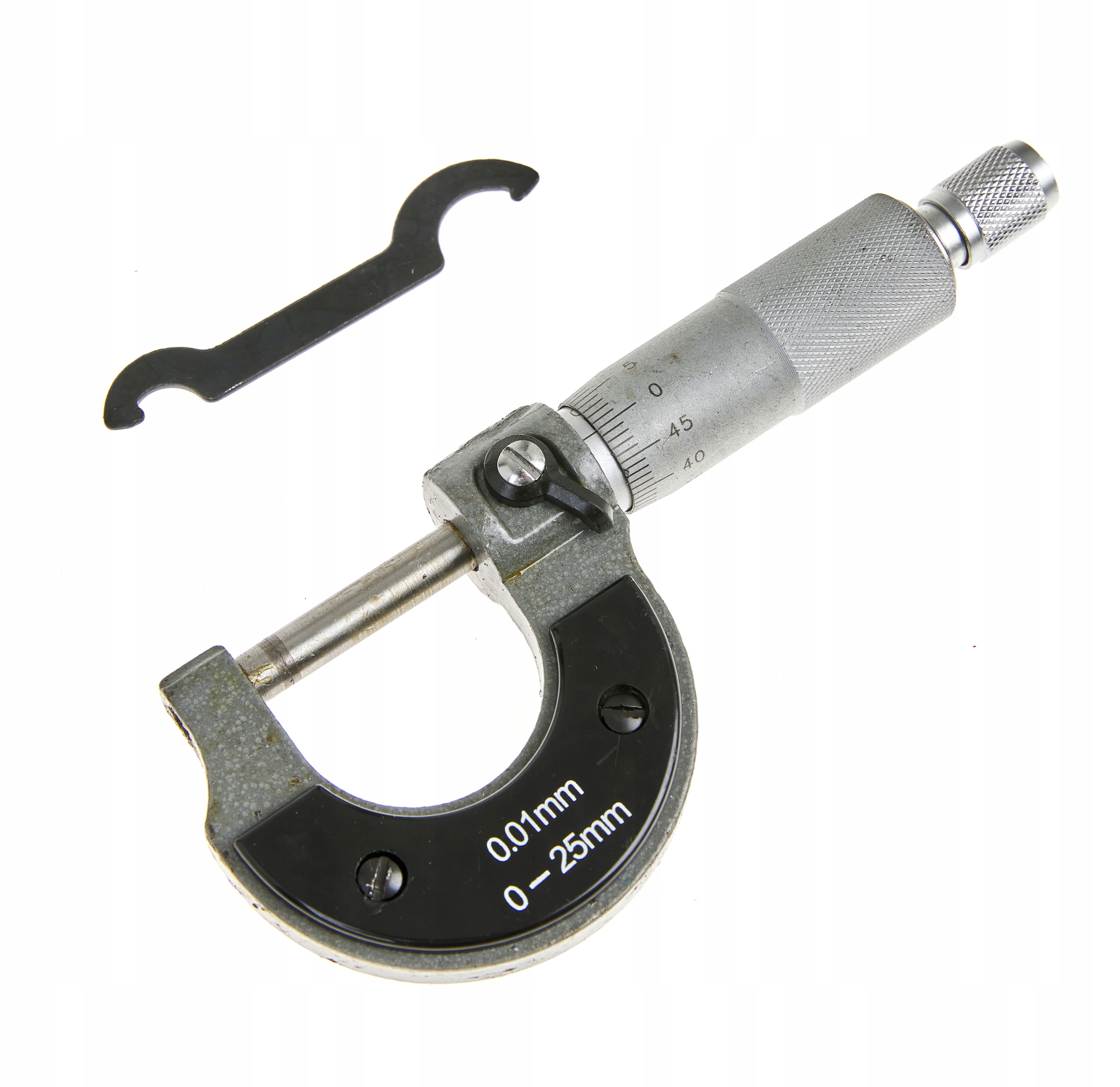 MIKROMETR NONIUSZOWY ZEWNĘTRZNY 0.01MM 0-25 MM Marka Vorfal