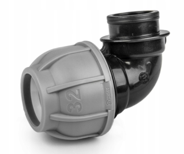 

Kolanko do rur Pe 32mm GW3/4" 90° PN10 Bradas