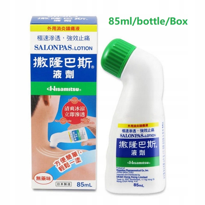 85 ml Salonpas Lotion Japan Oil Extra Strength Żel łagodzący ból mięśni