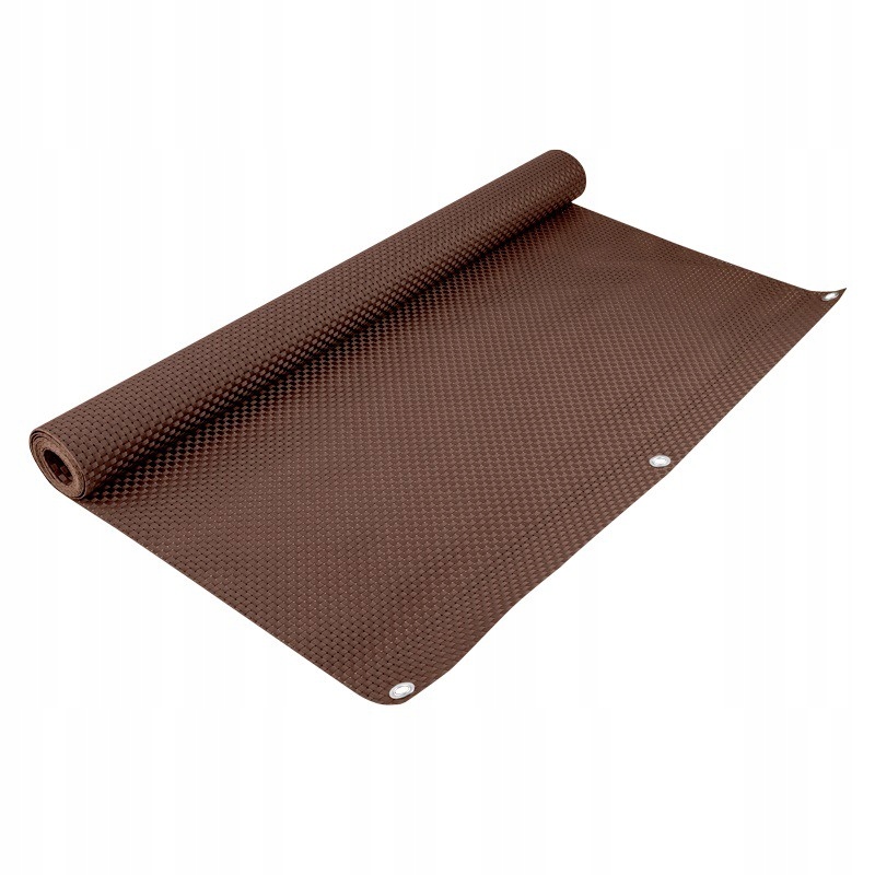 Balkonová Krytka 90x300 CM Technorattan Hnědá Podložka Terasa Oplocení GOB2