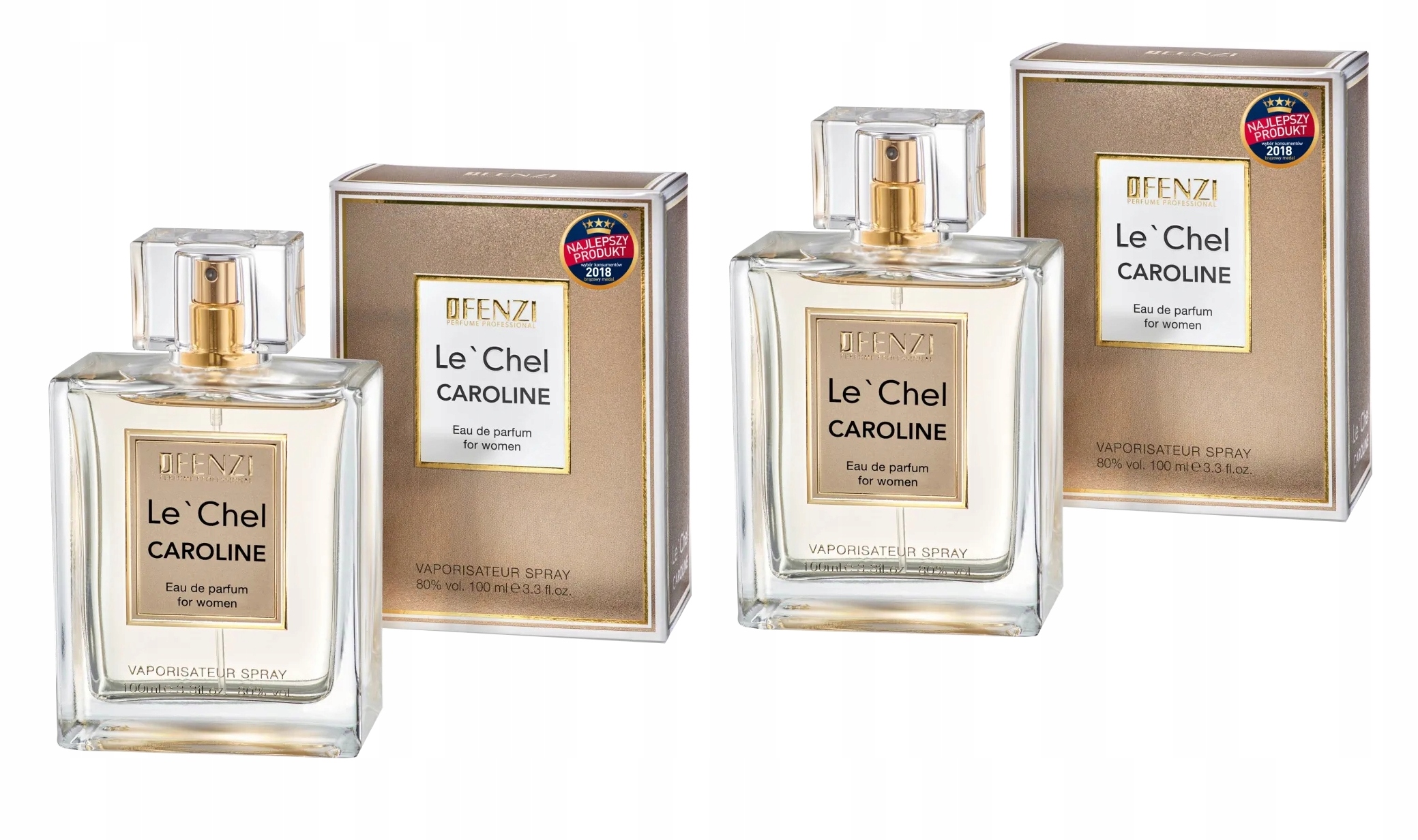 Jfenzi Le'chel Caroline 2x100 ml parfémovaná voda Komplet