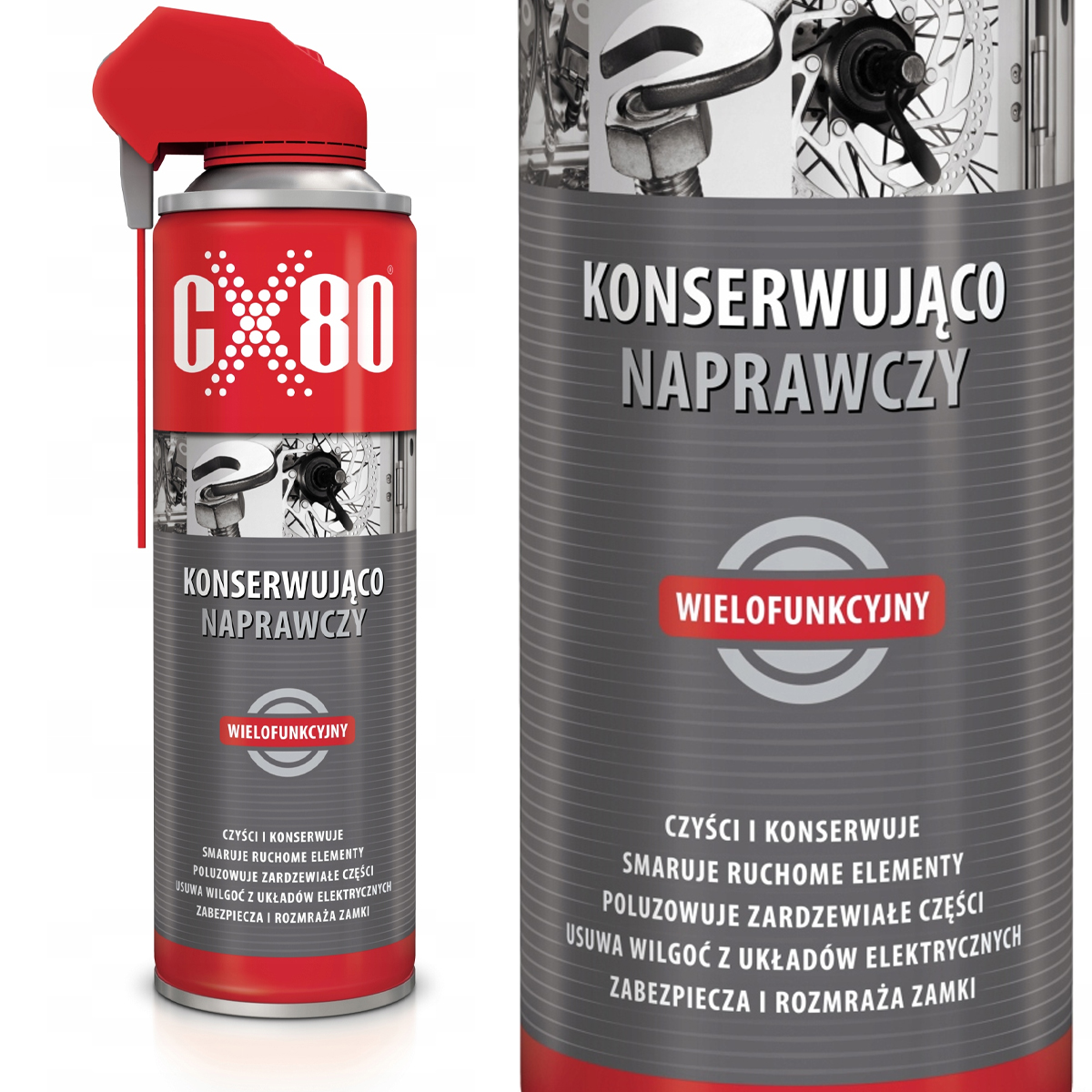 CX80 Wielozadaniowy Płyn Konserwująco Naprawczy Duo Spray 500ml CX-80