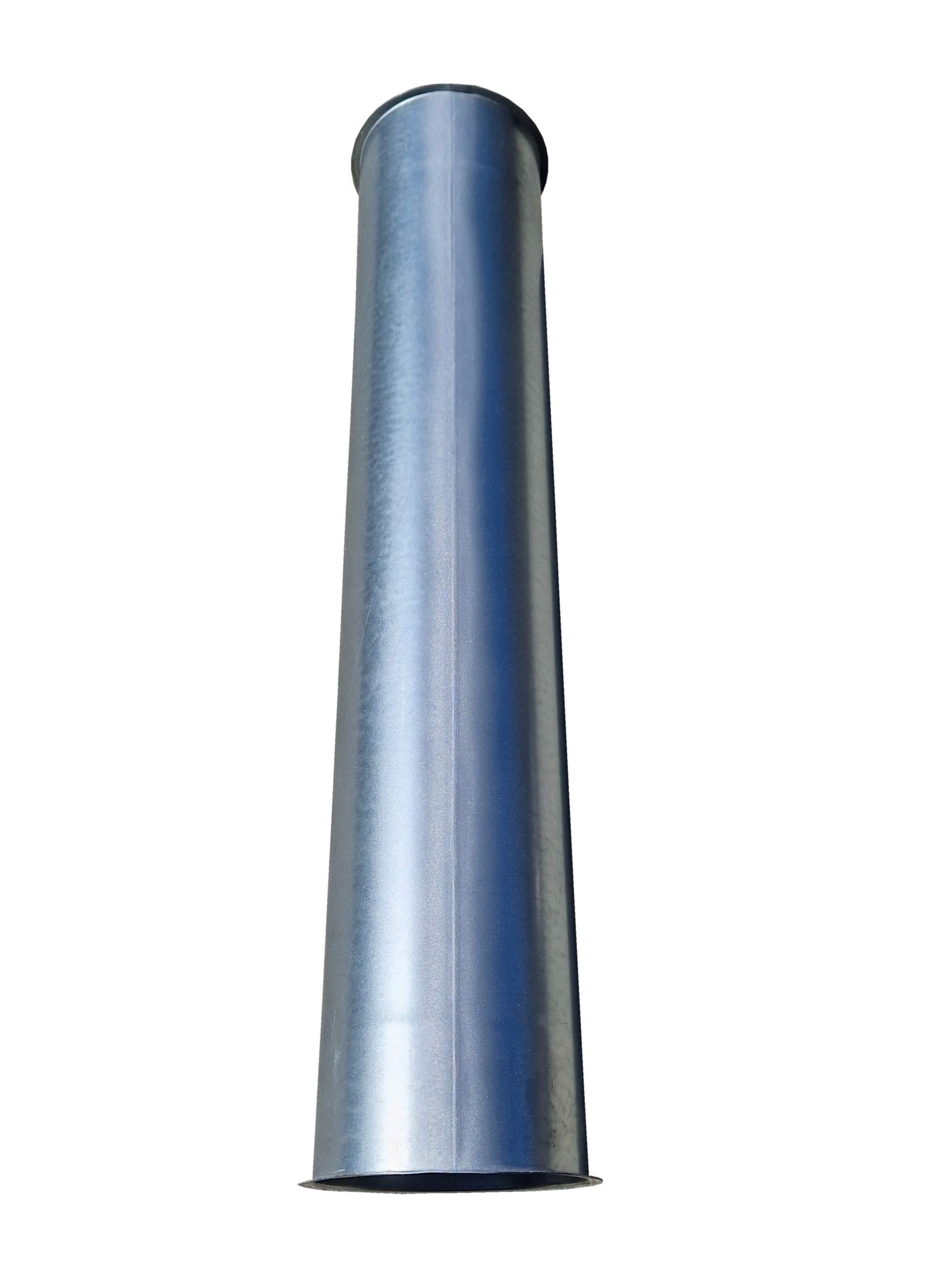 Rura do odciągu trocin fi160 L=1m z rantem, ocynk gr. 0,8mm