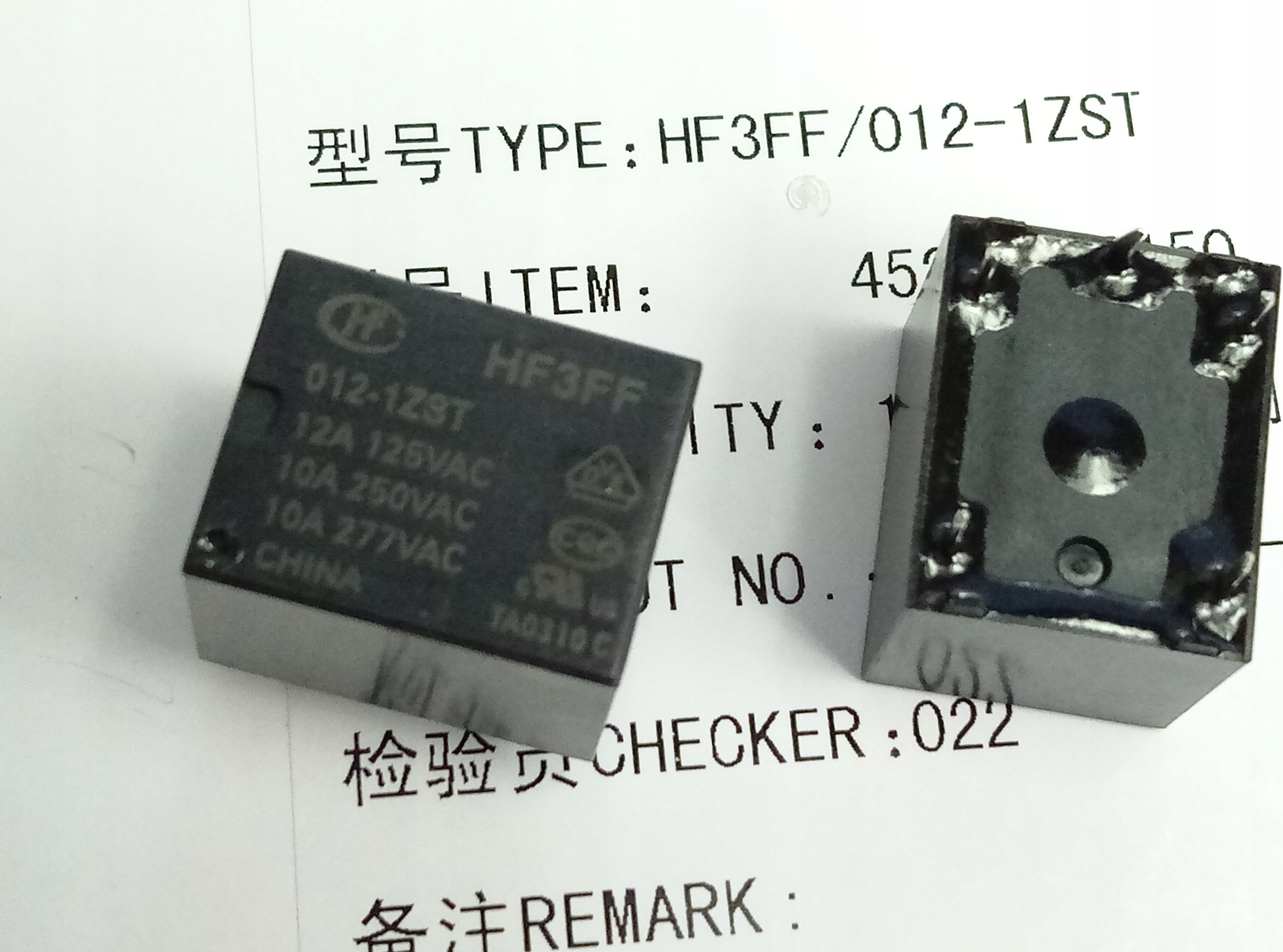 [2szt]Przekaźnik HF3FF-012-1ZST= RM50-3011-85-1012